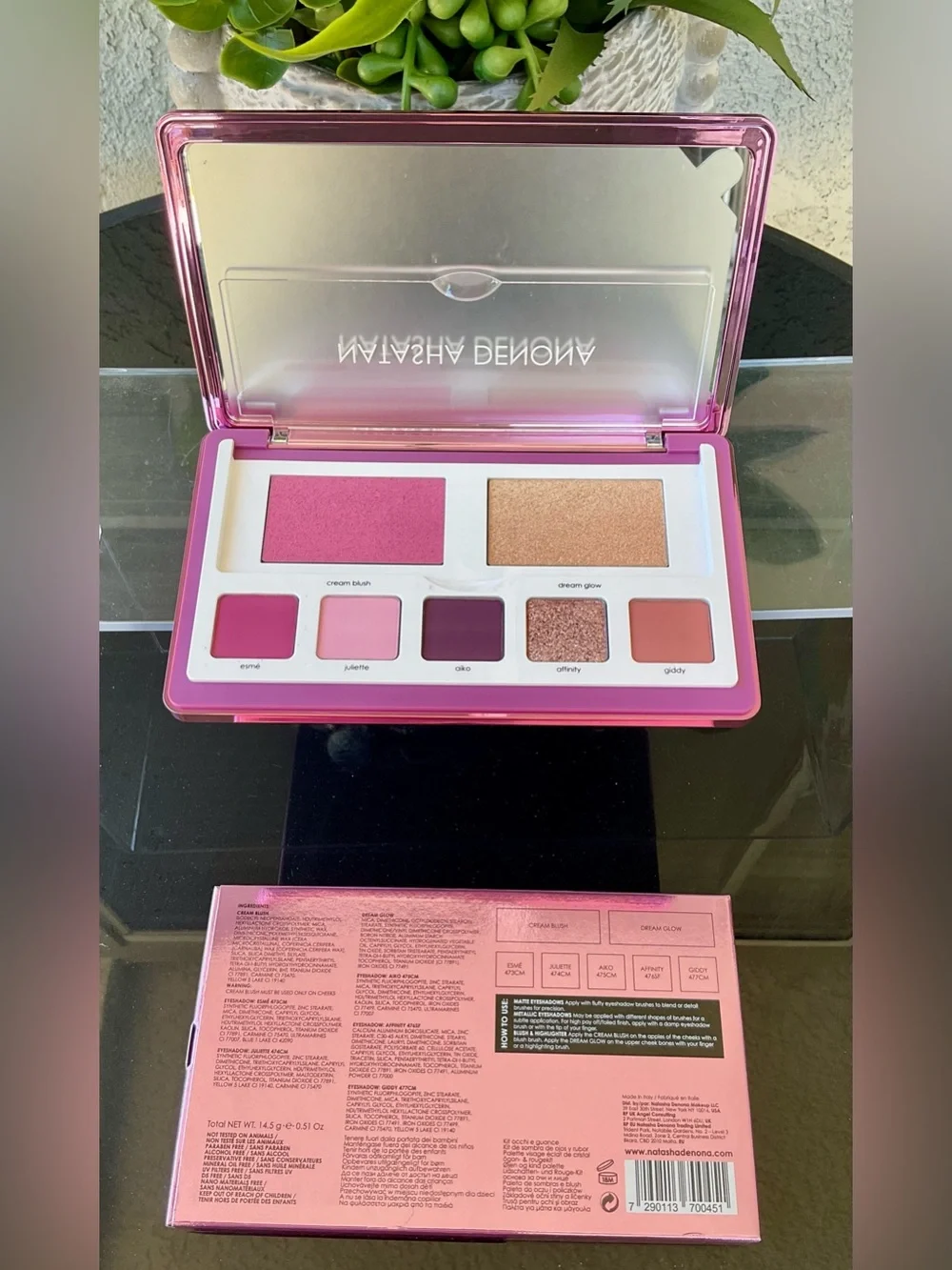 NEW-NATASHA DENONA  Love Face Eyeshadow & Cheek Essential Palette